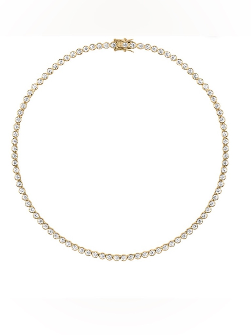 Dorsey JAMES BEZEL RIVIΓRE NECKLACE IN MOISSANITE